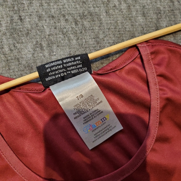 Wizard World Harry Potter Sleepwear Top PJammy Geyffendor NWT sz 7/8 - Picture 4 of 7